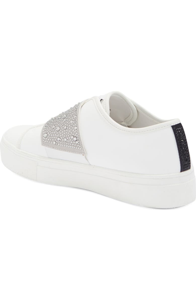 KARL LAGERFELD PARIS Remmy Rhinestone Slip-On Sneaker, Alternate, color,