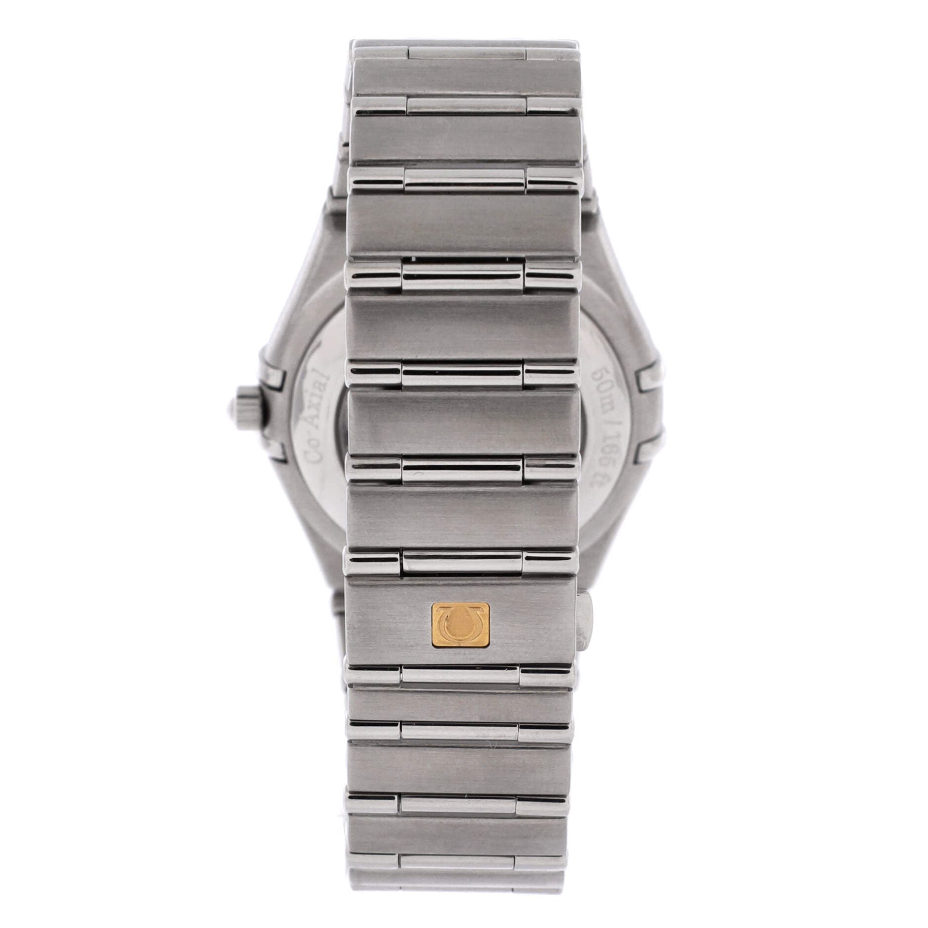Constellation Co-Axial Chronometer Automatic Watch Stainless Steel with Diamond Markers 35, Alternate, color, Metallic Silver