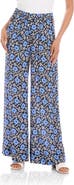 Karen Kane Floral Pull-On Wide Leg Pants