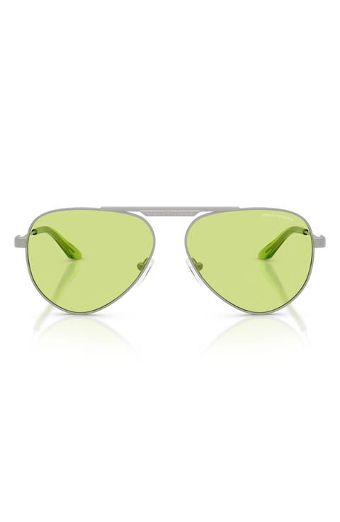 58mm Aviator Sunglasses