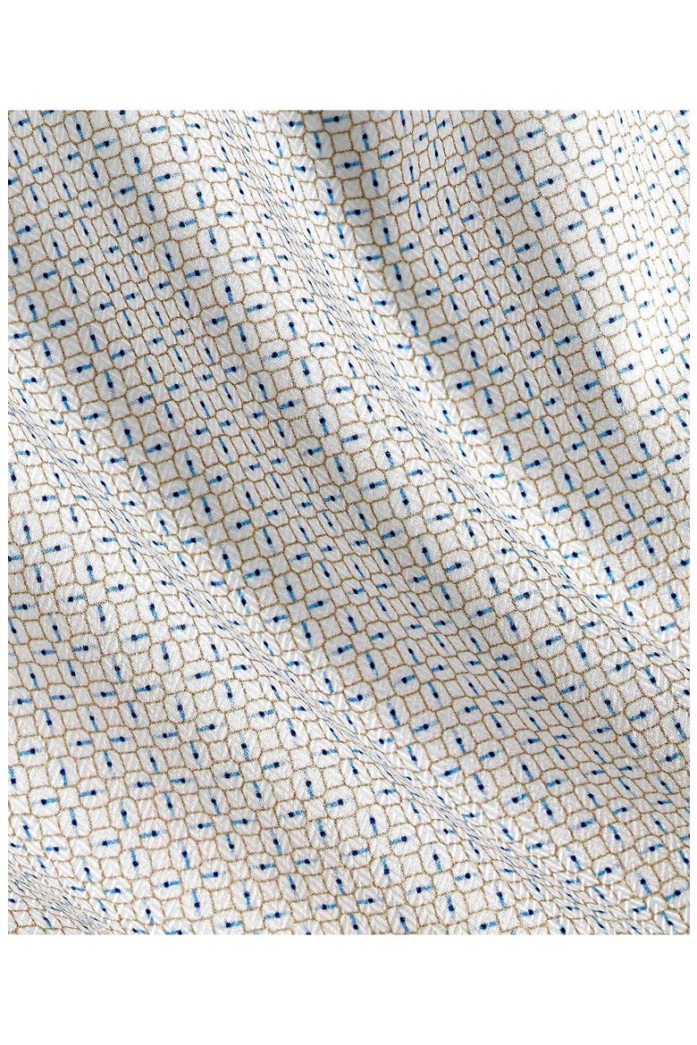 Regular Fit Geometric Cotton Dress Shirt, Alternate, color, DUNE