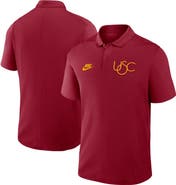 Nike Men's Nike Cardinal USC Trojans Primetime Victory Legacy Vault Logo Performance Polo