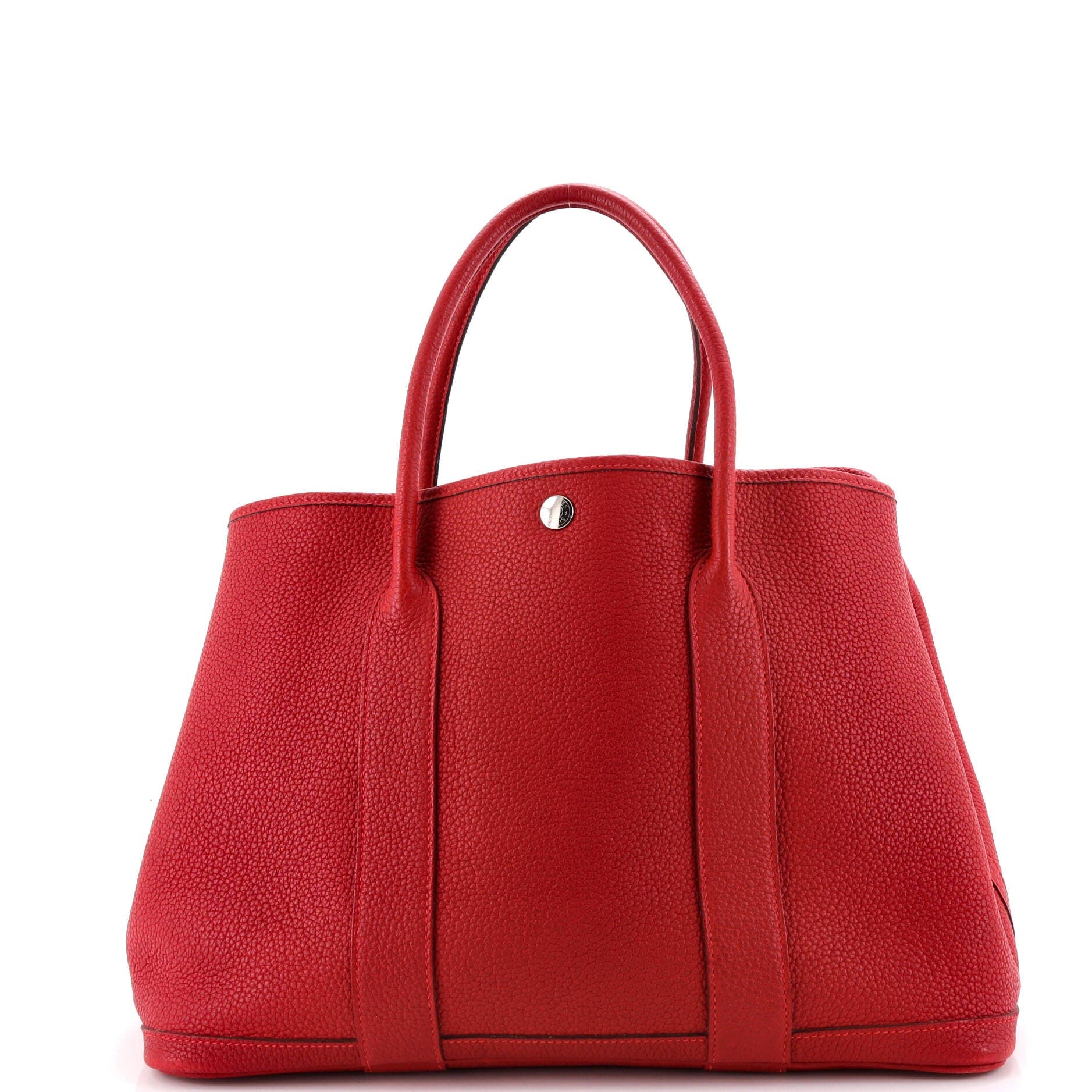 Garden Party Tote Leather 36, Main, color, Red