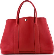 Pre-Owned Hermes Garden Party Tote Leather 36