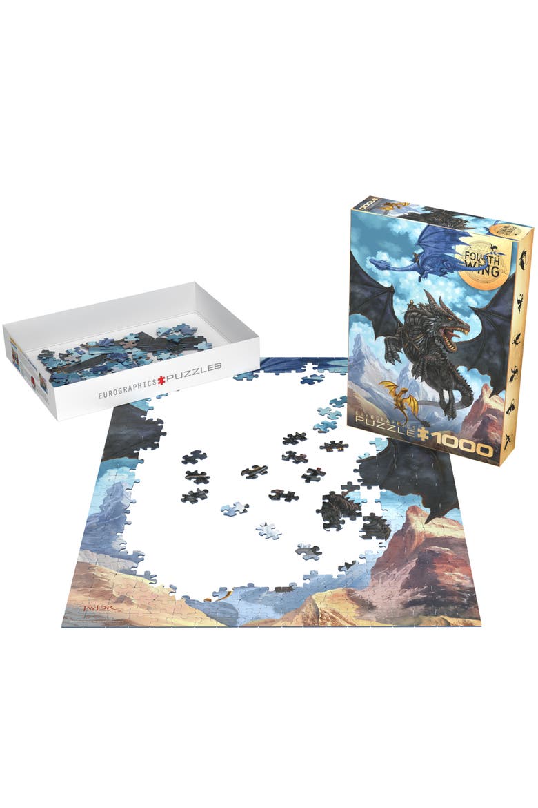 Dragon Rider 1000 Piece Puzzle, Alternate, color, Multicolored