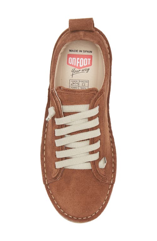On Foot 30662 Silken Low Top Sneaker In Brown