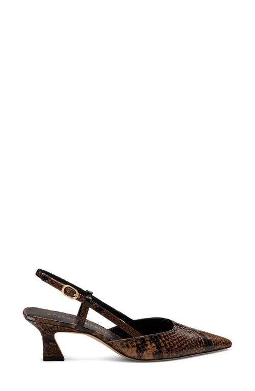 Stuart Weitzman Vinnie 50 Slingback Pump In Brown