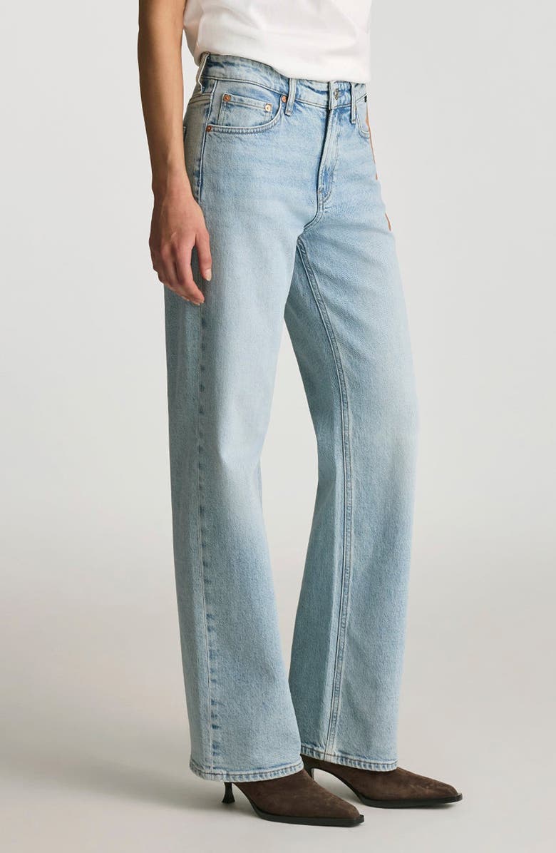 Mavi Jeans Taylor High Waist Relaxed Straight Leg Jeans, Alternate, color, 
