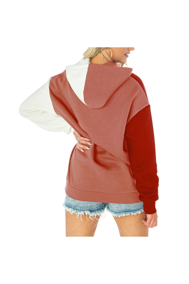 Women's Gameday Couture Red Georgia Bulldogs Hall of Fame Colorblock Pullover Hoodie, Alternate, color, Red