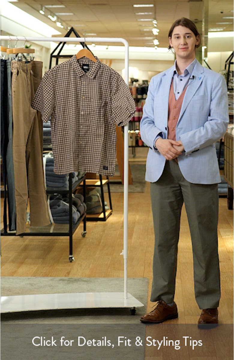 Larkspur Mini Plaid Button-Up Shirt, sales video thumbnail