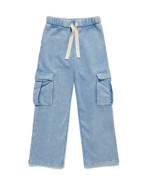 Samii Ryan Believe Cargo Sweatpants In Blue