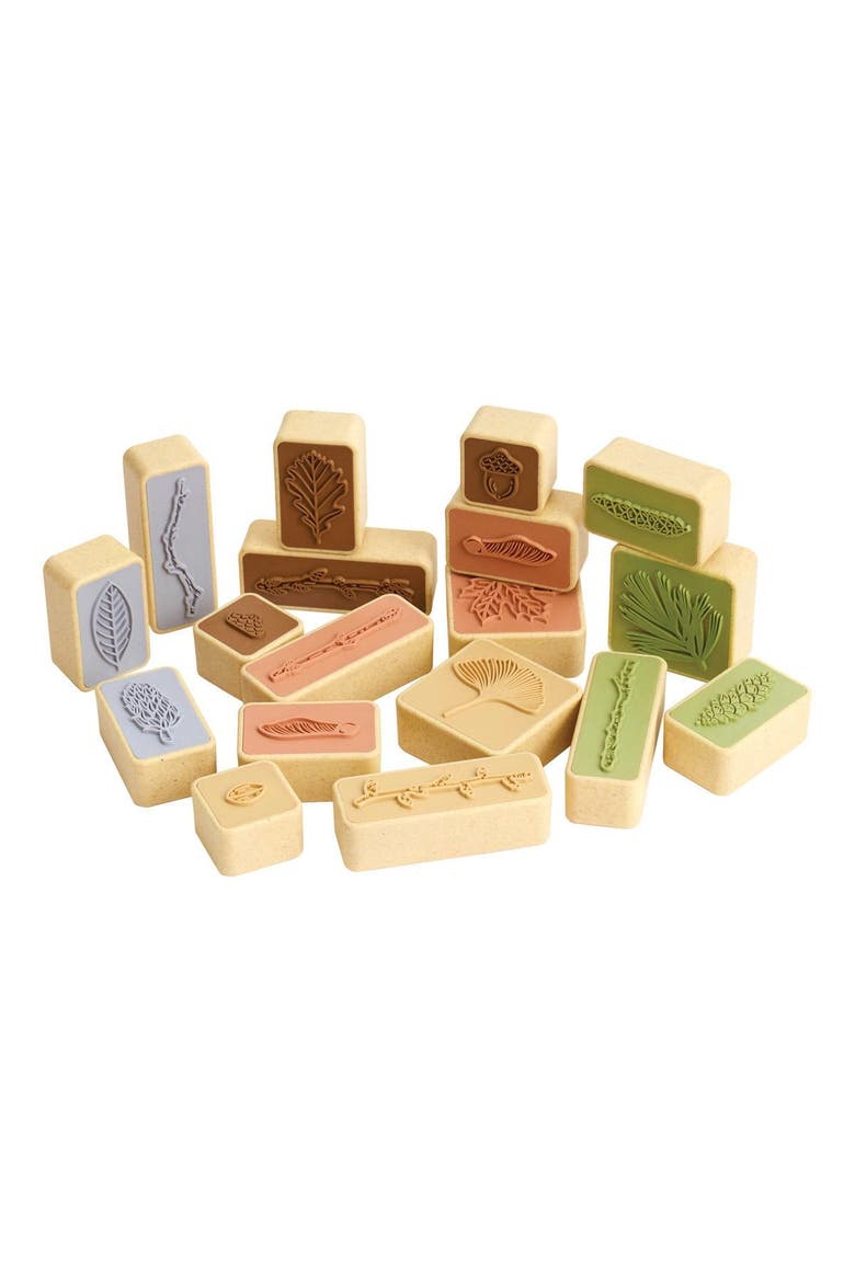 Branches and Leaves Stamps - Set of 18, Alternate, color, Multicolored