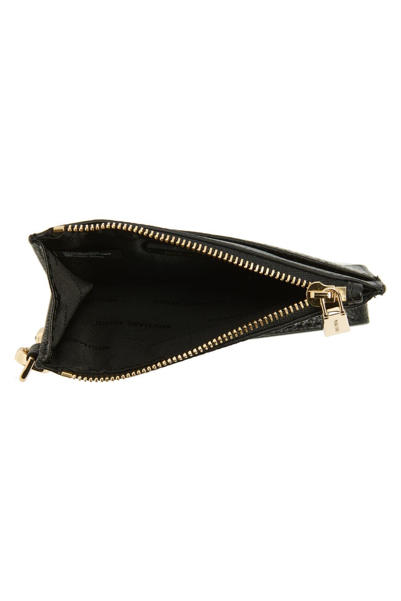 Small Mercer Leather RFID Coin Purse, Alternate, color, BLACK