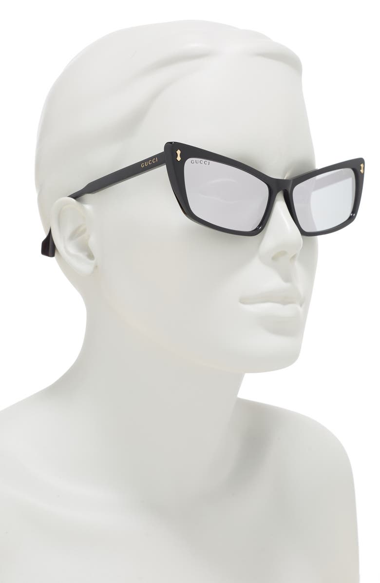 Gucci 58mm Cat Eye Sunglasses, Alternate, color,