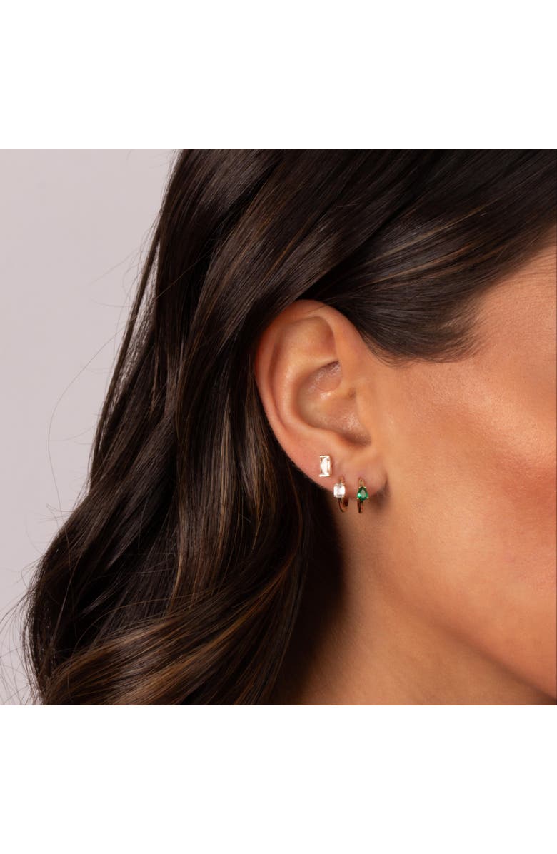 BY ADINA EDEN A Touch Of Color Baguette Earring Combo Set, Alternate, color, 