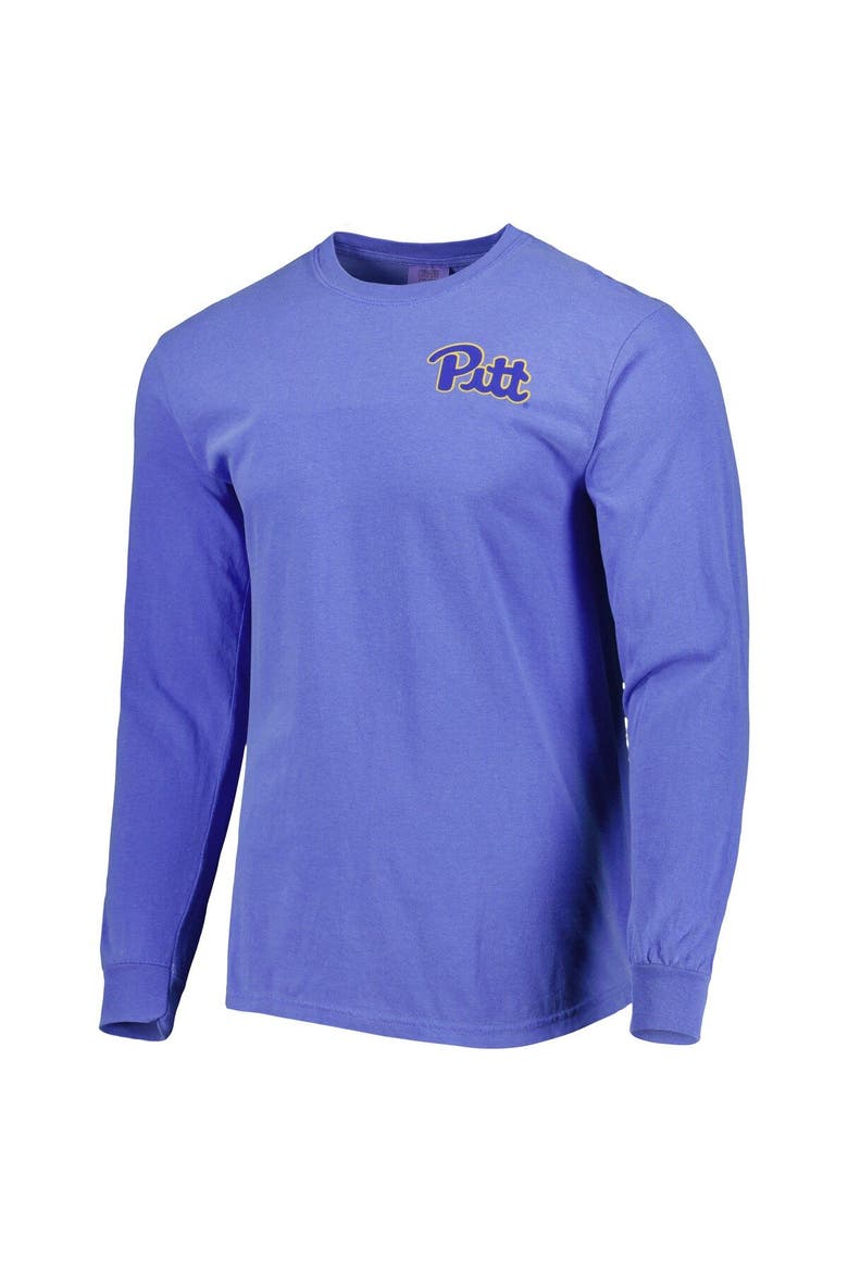 Men's Royal Pitt Panthers Circle Campus Scene Long Sleeve T-Shirt, Alternate, color, Royal