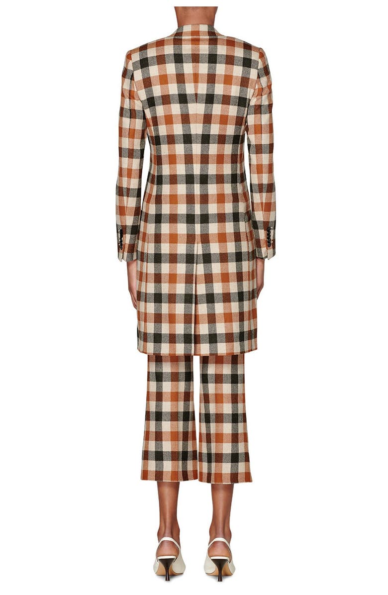 SUISTUDIO Lauren Wool Blend Check Coat, Alternate, color, 