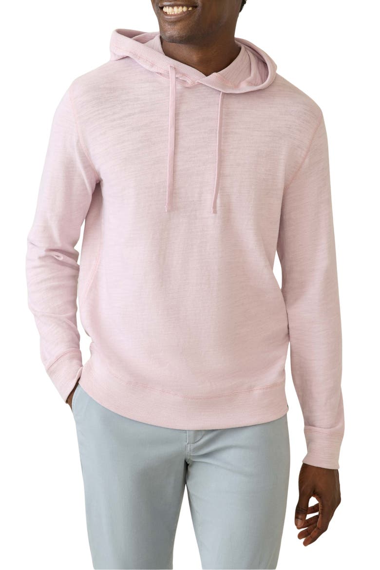 Slub Cotton Hoodie, Main, color, VISTA PLUM