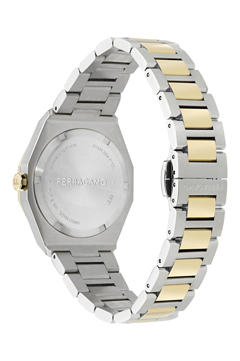 Edge Bracelet Watch, 34mm, Alternate, color, TWO TONE