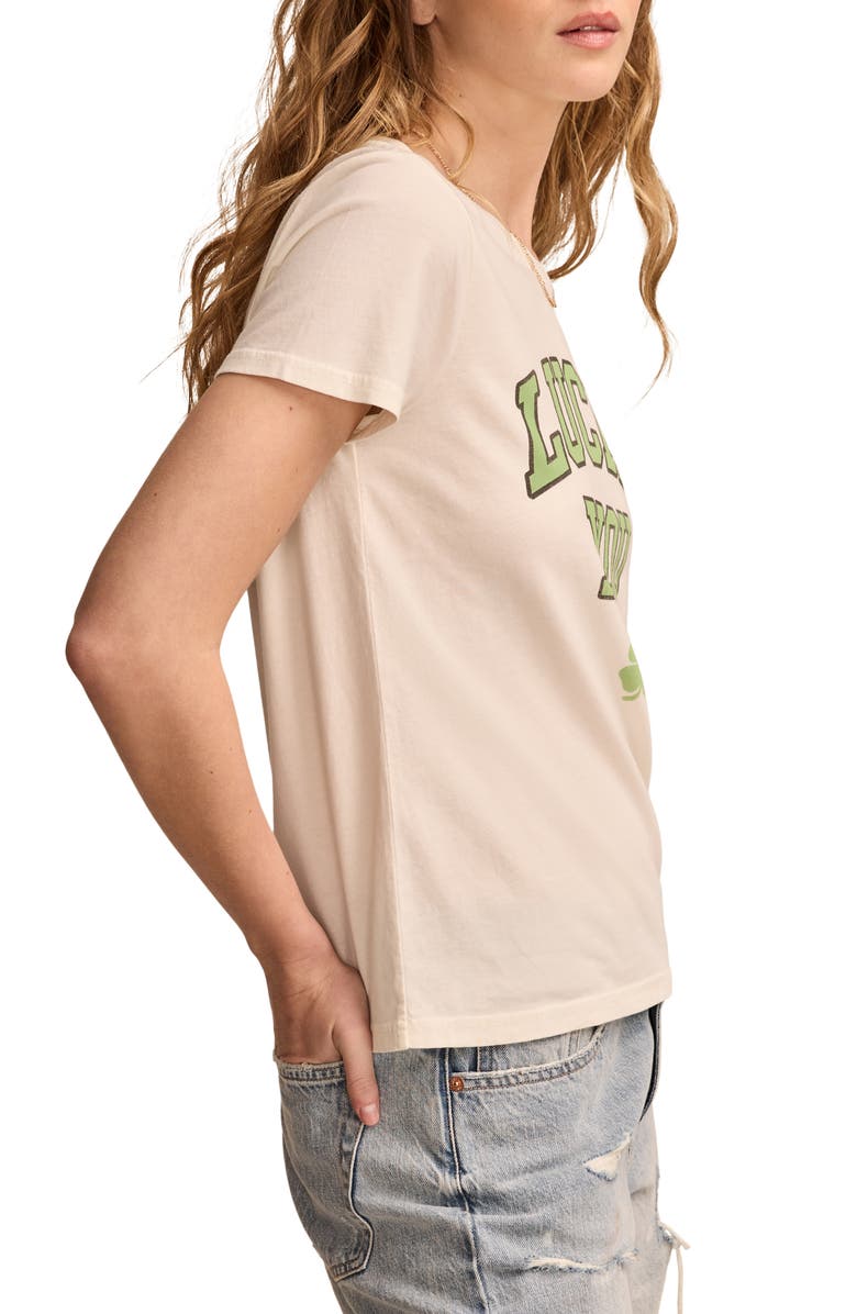 Lucky Brand Lucky You Cotton Graphic T-Shirt, Alternate, color, 