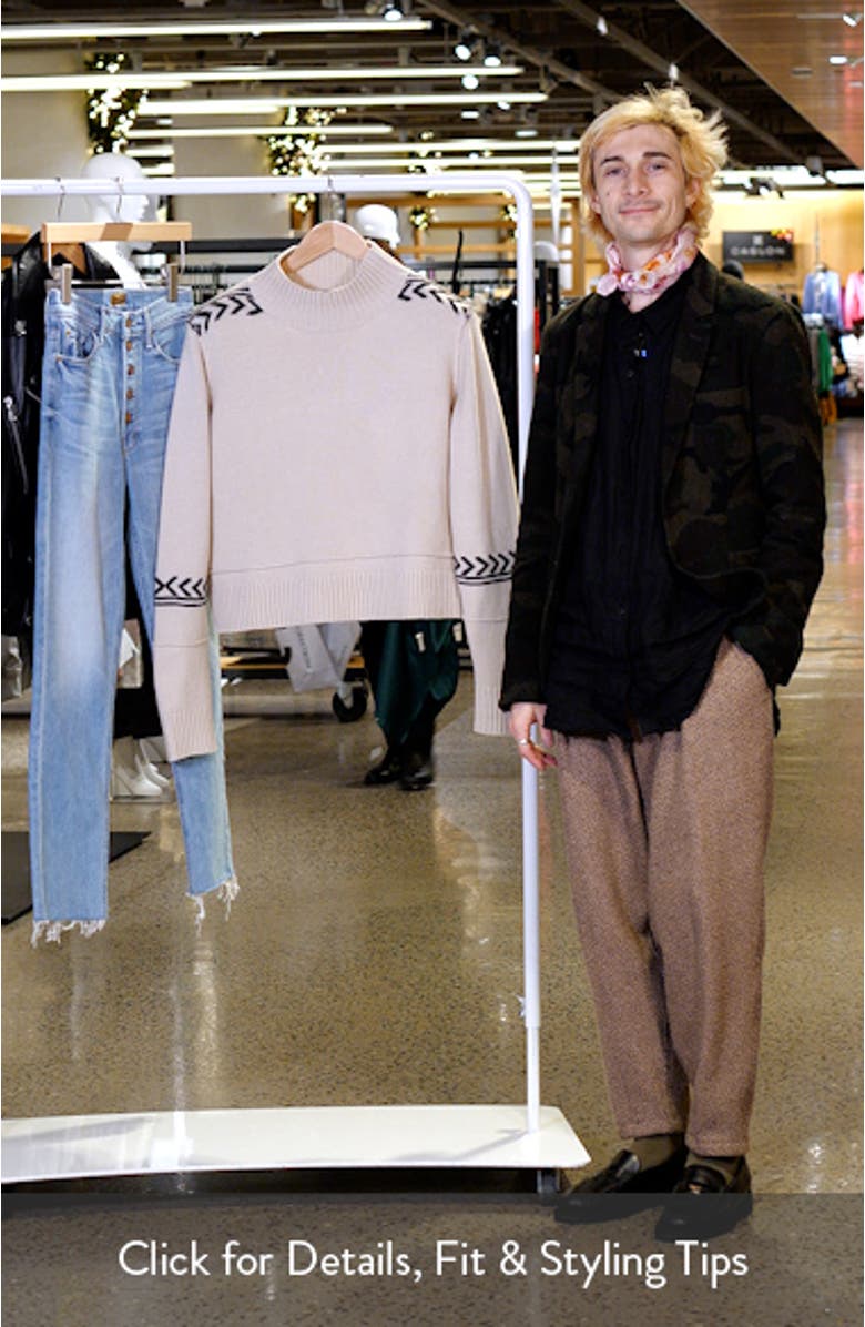 Merino Wool Mock Neck Sweater, sales video thumbnail