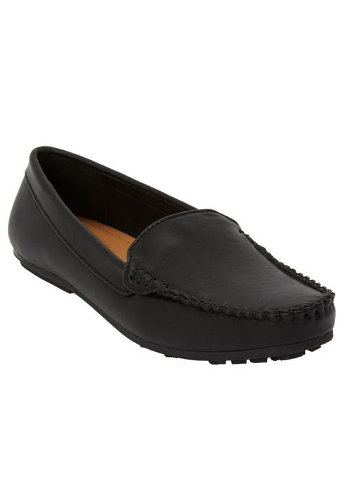 Comfortview The Milena Slip On Flat in Black at Nordstrom, Size 7.5