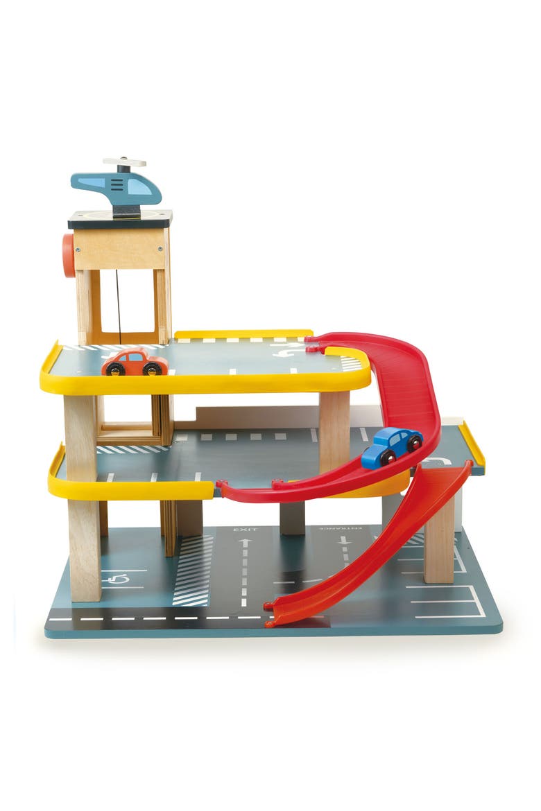 Multi-Level Garage with Lift, Alternate, color, Multi-color
