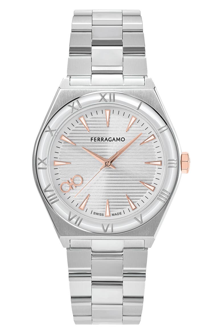 Vega Upper East Bracelet Watch, 40mm, Main, color, STAINLESS STEEL
