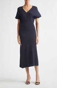 Max Mara Rib Bodice Sweater Dress