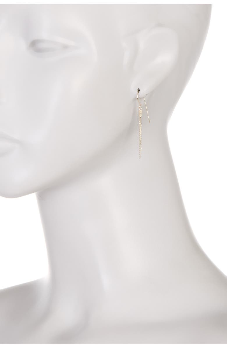 KARAT RUSH 10K Yellow Gold Shiny & Diamond-Cut Bead Drop Earrings, Alternate, color, 