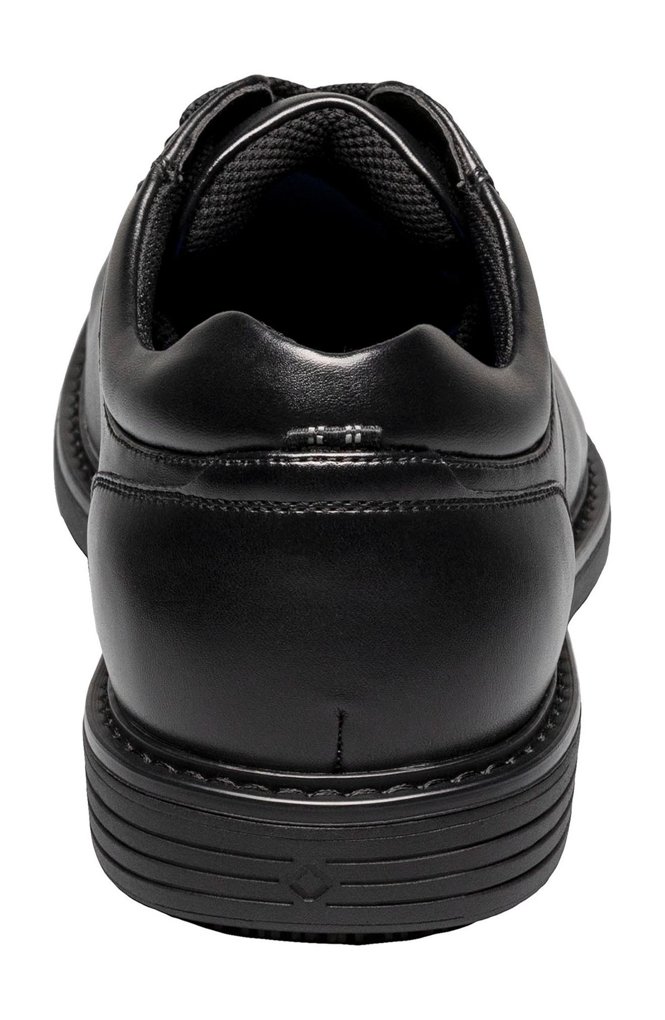 NUNN BUSH Wade Work Slip Resistant Plain Toe Derby - Wide Width Available, Alternate, color, Black