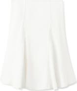 MANGO Godet Cotton Midi Skirt