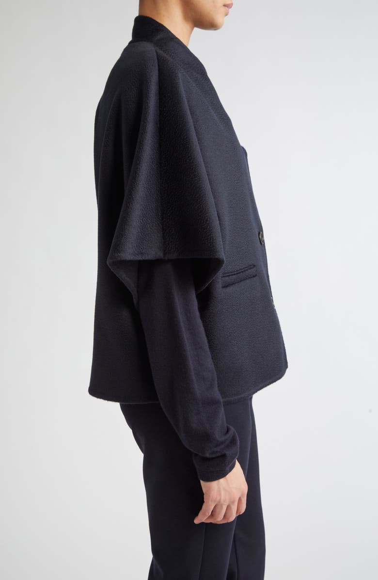 Max Mara Andalo Cashmere Cape, Alternate, color, Blu Marino