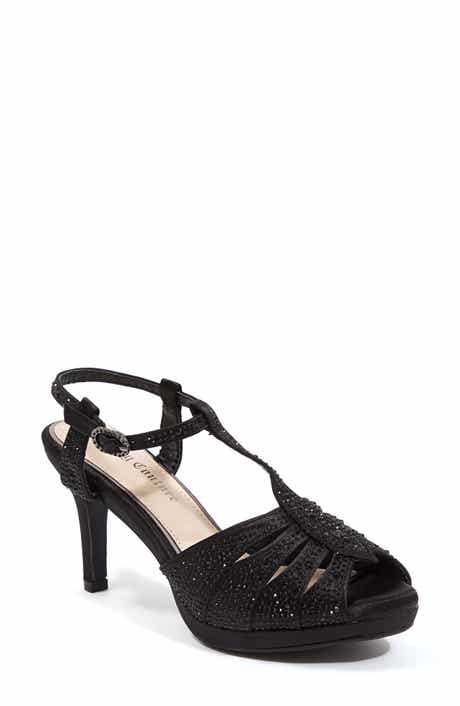 LADY COUTURE Midnight Rhinestone Sandal
