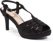 LADY COUTURE Midnight Rhinestone Sandal