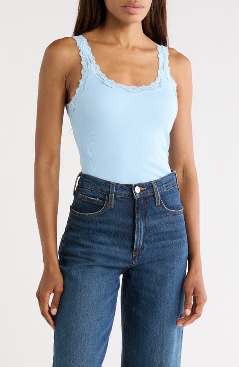 Lace Trim Tank