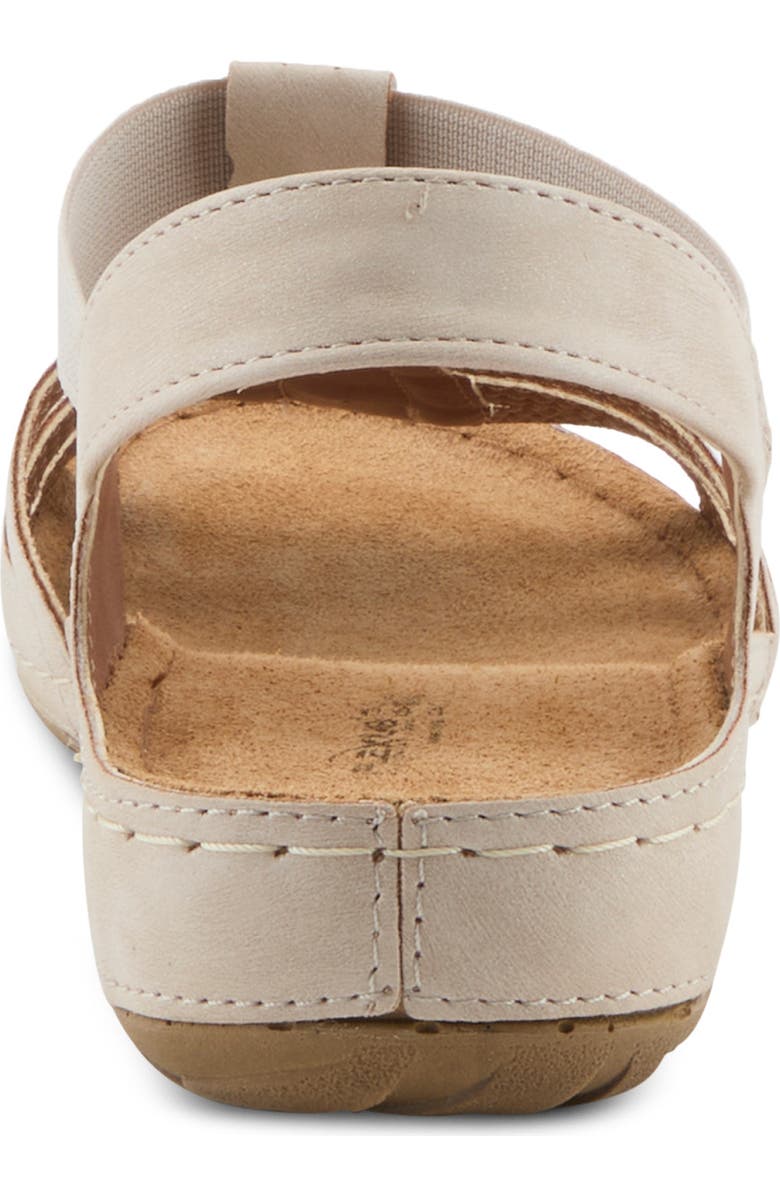 Flexus by Spring Step Adede Floral T-Strap Sandal, Alternate, color, Beige