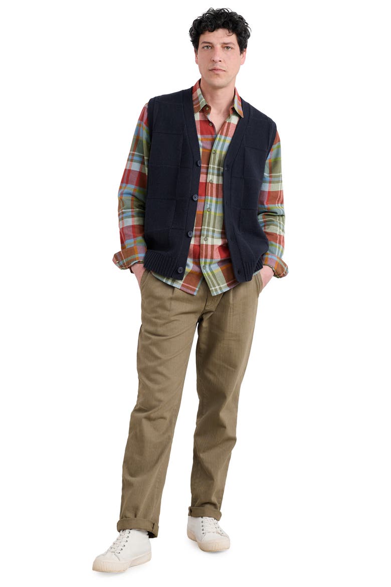 Gwelva Lambswool Blend Sweater Vest, Alternate, color, MARITIME
