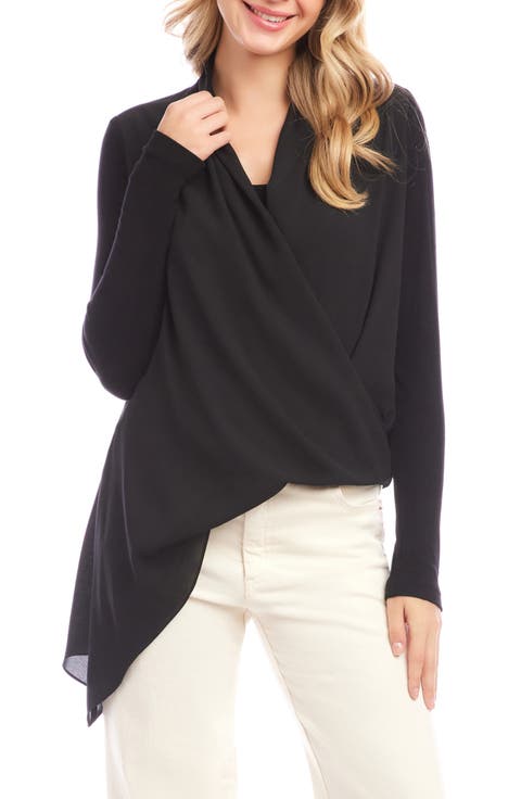 Layered Wrap Front Top