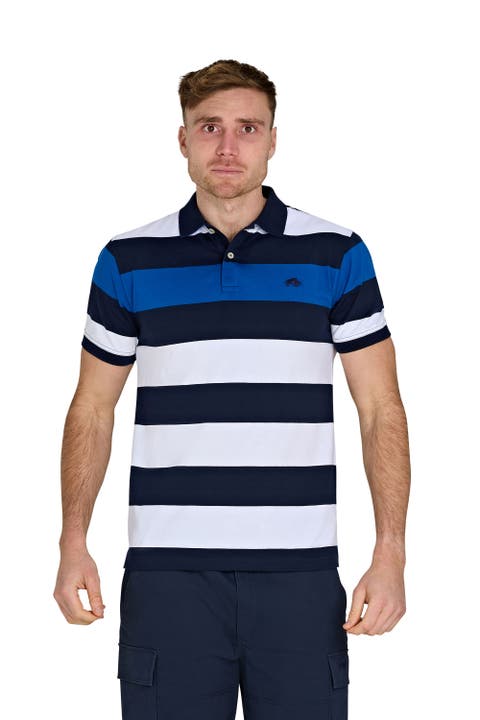 Jersey Contrast Panel Polo