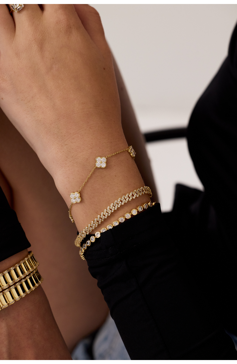 Electric Picks Billions Bracelet, Alternate, color, Gold