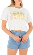 Hurley Surf Days Boxy Cotton Crop T-Shirt