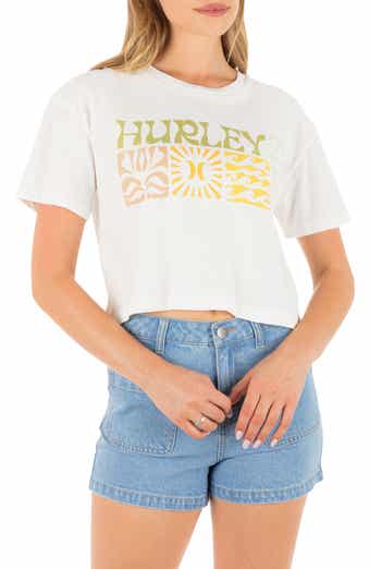 Surf Days Boxy Cotton Crop T-Shirt