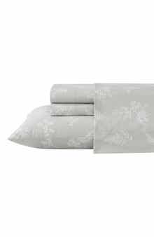 STONE COTTAGE Foliage 200 Thread Count Cotton Percale Sheet Set