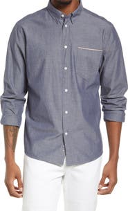 Billy Reid MSL One-Pocket Button-Down Shirt