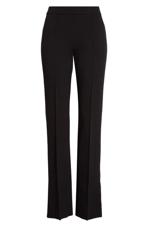 Theo High Waist Mini Check Bootcut Pants