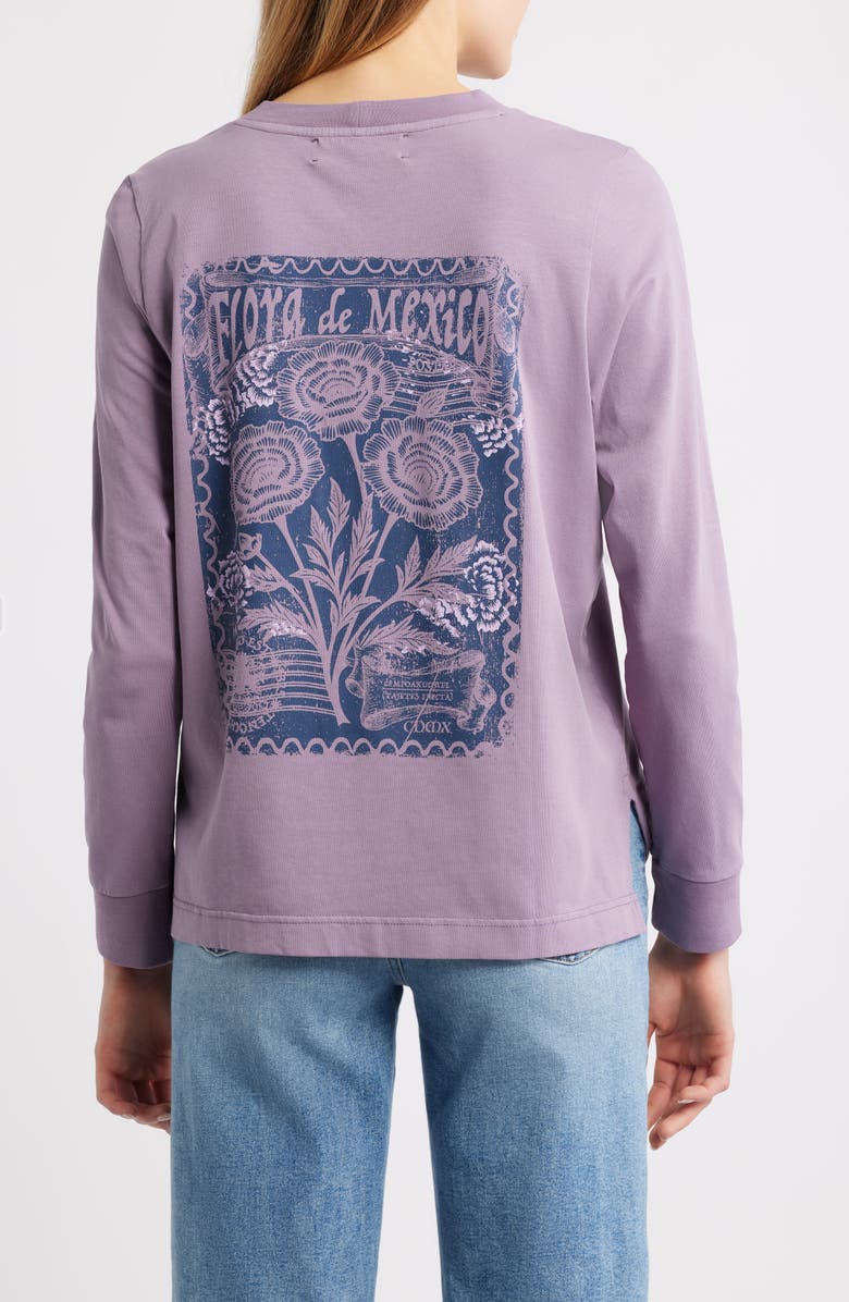 CITY BLUES Long Sleeve Graphic T-Shirt, Alternate, color, Lavender
