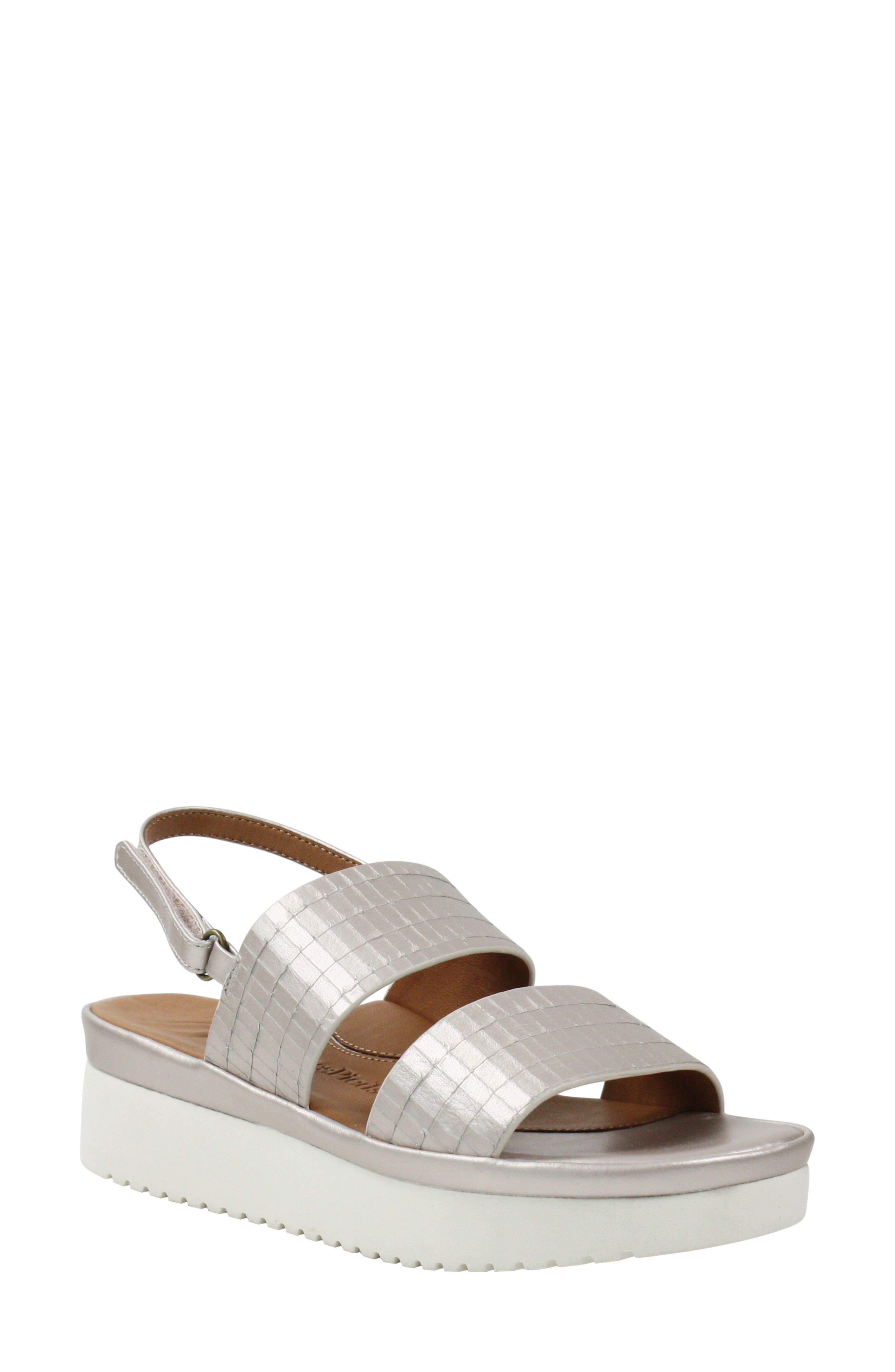 Abruzzo Slingback Platform Wedge Sandal, Main, color, PEARLIZED PINK LEATHER
