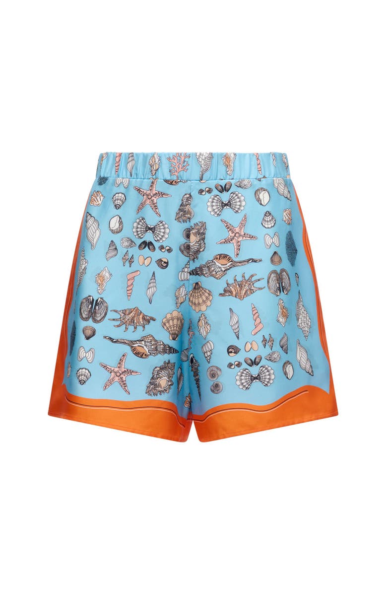 Callas Milano Juvia Print shorts, Main, color, Orange / Blue