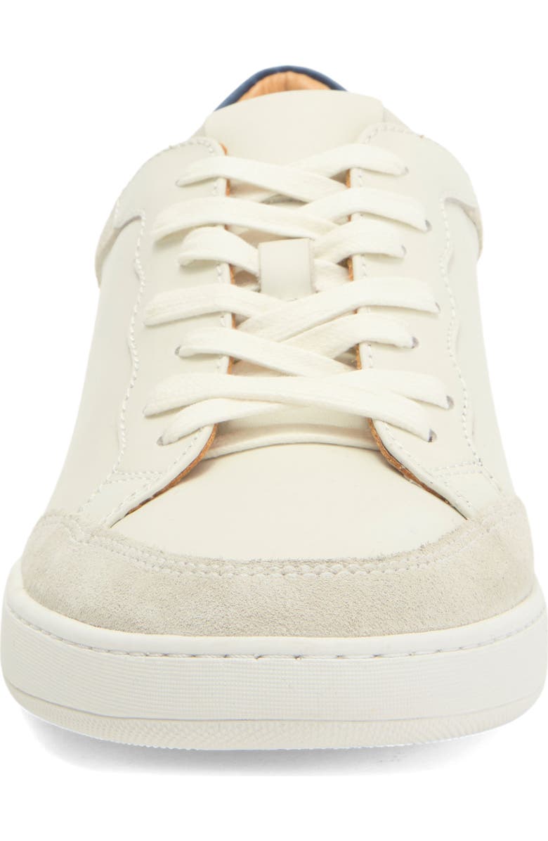VITTORIO RUSSO Remington Sneaker, Alternate, color, Suede Soft White/ Blue
